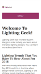 Mobile Screenshot of lightinggeek.net